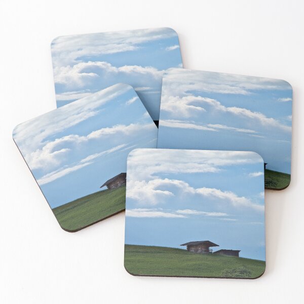 Item preview, Hut on the mountainside designed and sold by frankuffmann.