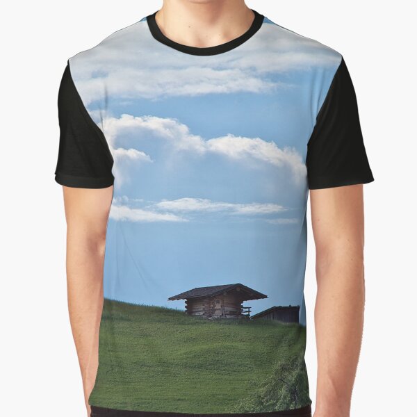 Hut on the mountainside Graphic T-Shirt