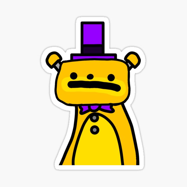 Five Nights at Freddy's Fnaf4 Nightmare Foxy - Fredbear - Sticker