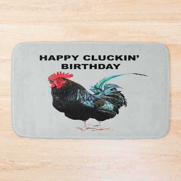 Item preview, HAPPY CLUCKIN' BIRTHDAY - HAPPY BIRTHDAY - COCKEREL designed and sold by IslesArt.