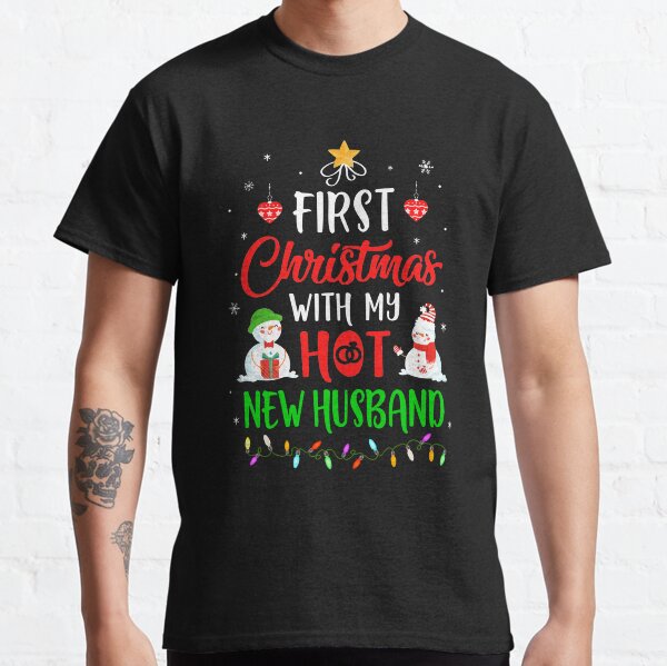 christmas husband and wife shirts