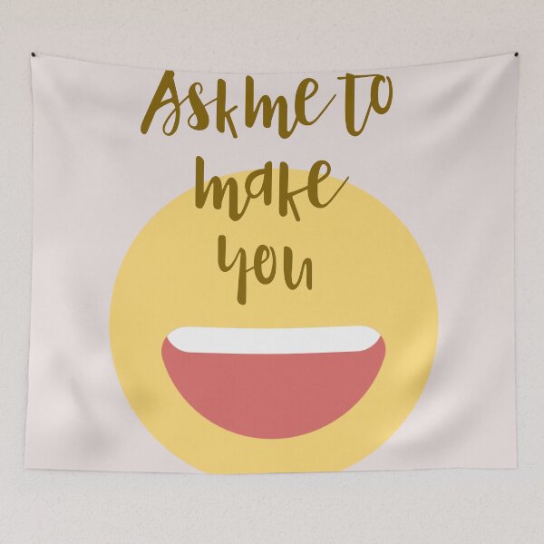 Item preview, Ask me to make you smile designed and sold by Limonine.