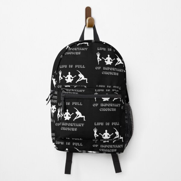 Item preview, Life is full of important choices - yoga designed and sold by wiwiart.