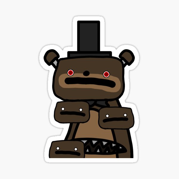 Five Nights at Freddy's - FNAF 4 - Nightmare Foxy - Fredbear - Sticker