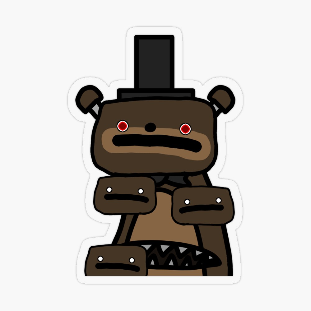 Fnaf4 Nightmare Freddy Sticker - Fnaf4 Nightmare Freddy - Discover & Share  GIFs