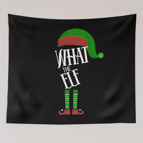 Item preview, What the Elf  from the Elf Squad Family Pajamas  designed and sold by joanaoberg.