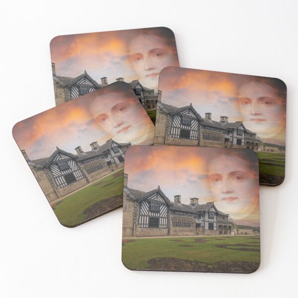 Item preview, Shibden Hall, Halifax, with Anne Lister portrait in background cushion, bag designed and sold by OkidokiBarlick.