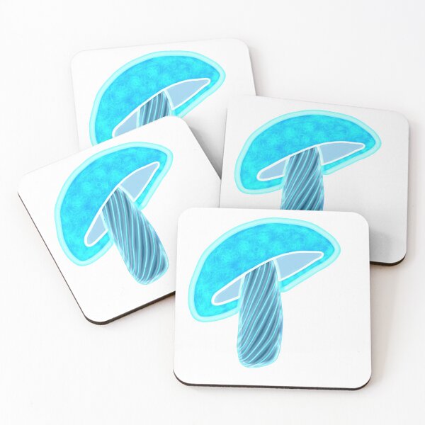 Item preview, Glowing blue mushroom designed and sold by EarthlingHelena.