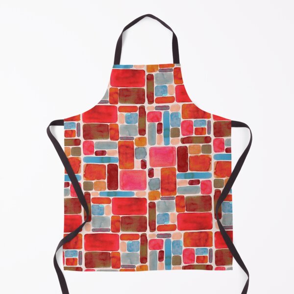 Item preview, Watercolor Blocks in Tomato Red designed and sold by mossandhoney.