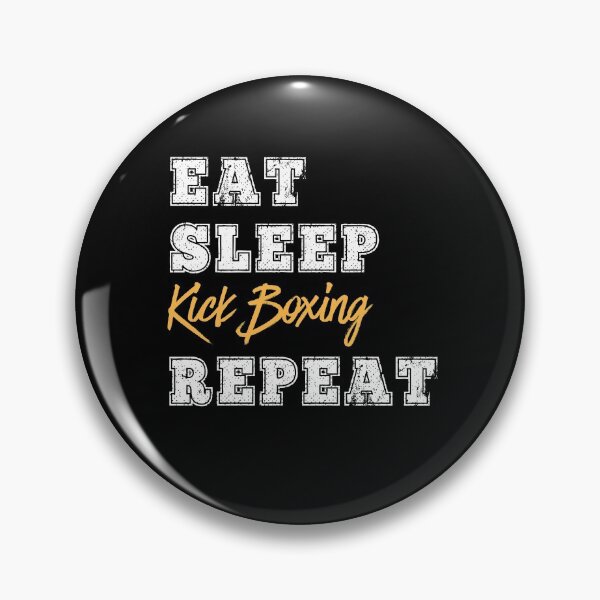 Item preview, Kick Boxing Gift Eat Sleep Repeat Instructor Martial Arts Self Defense designed and sold by carlhunt99.