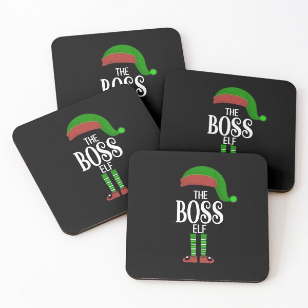 Item preview, The Boss Elf  from the Elf Squad Family Pajamas  designed and sold by joanaoberg.