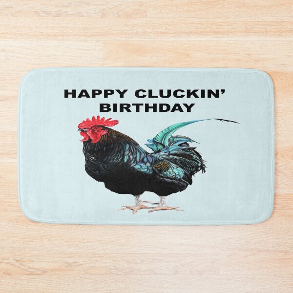 Item preview, HAPPY CLUCKIN' BIRTHDAY - HAPPY BIRTHDAY - COCKEREL designed and sold by IslesArt.