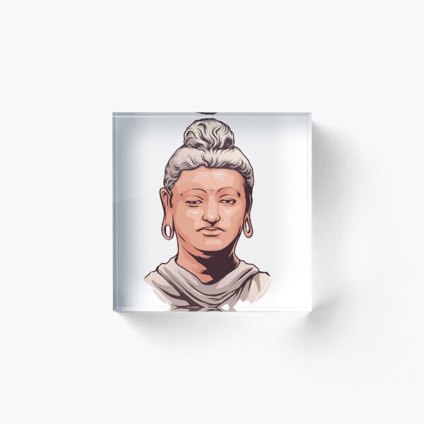 Siddhartha Gautama Buddha Art Acrylic Block