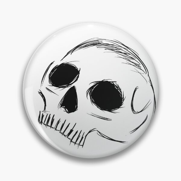 Item preview, Skull in small lines designed and sold by BV-creas.