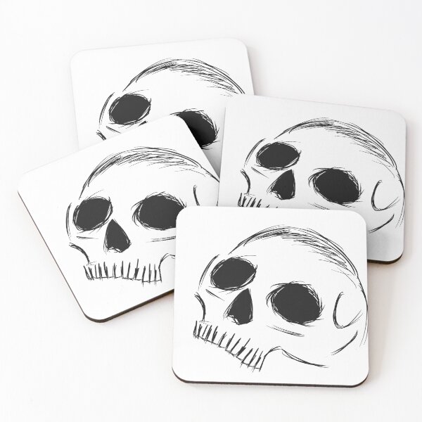 Item preview, Skull in small lines designed and sold by BV-creas.