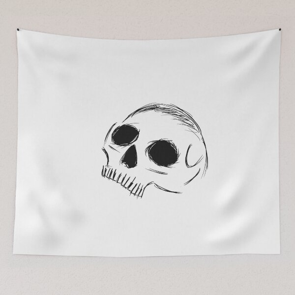 Item preview, Skull in small lines designed and sold by BV-creas.