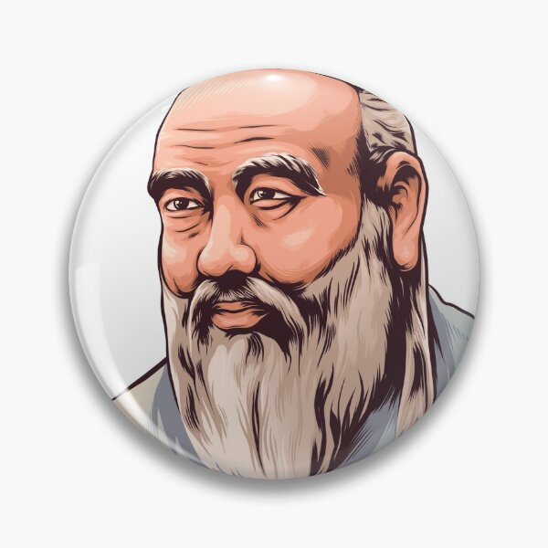 Item preview, Chinese Philosopher Confucius Art designed and sold by bluevideogame.