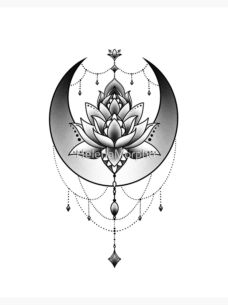 Celestial Lotus Flower Cresent Moon Celestial Lotus Flower Cresent Moon