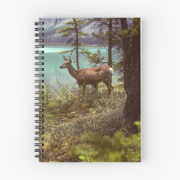 Item preview, Deer at Coronet Creek on Maligne Lake designed and sold by Karen Granoski.