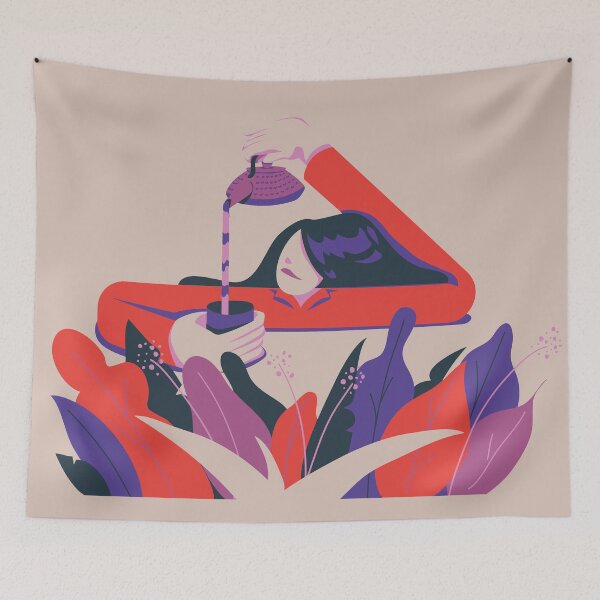 Item preview, Time for tea designed and sold by Michilustration.