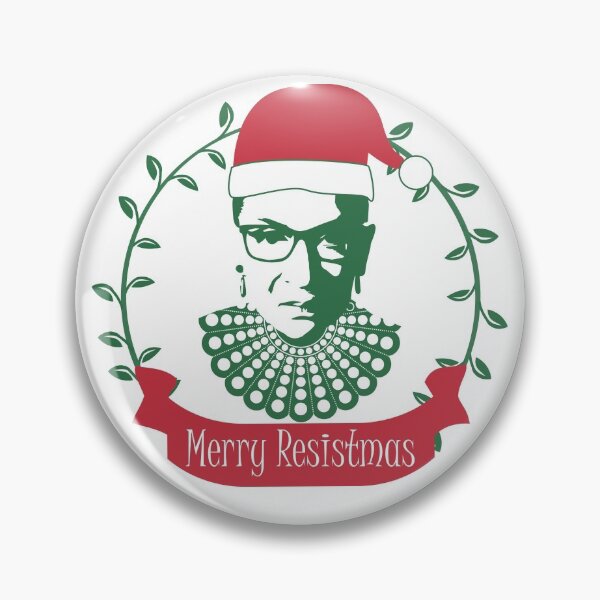 Item preview, RBG Christmas mask, RBG Christmas pin, Ruth Bader Ginsburg,  RBG poster, RBG Merry Resistmas, The Notorious RBG, dissent collar, lawyer gift, christmas cards, feminist gift designed and sold by GalleryArtField.