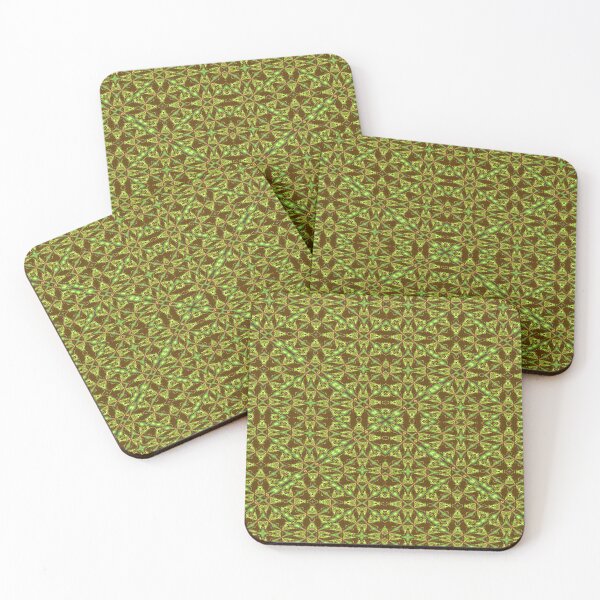 Item preview, Gold Leaves Fashion Pattern  designed and sold by Lynn  Marie Sharp.