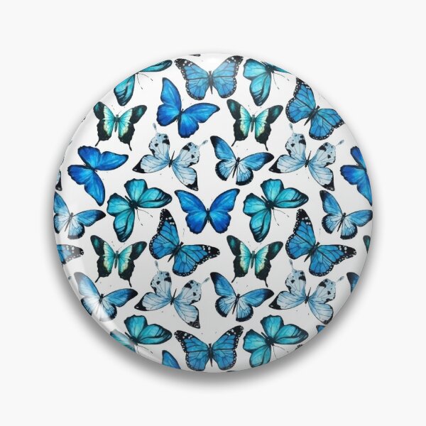 Item preview, Variety Various Blue Butterflies Butterfly Pattern Design  designed and sold by byemma.