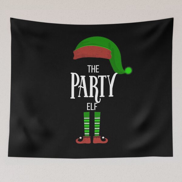Item preview, The Party Elf  from the Elf Squad Family Pajamas  designed and sold by joanaoberg.