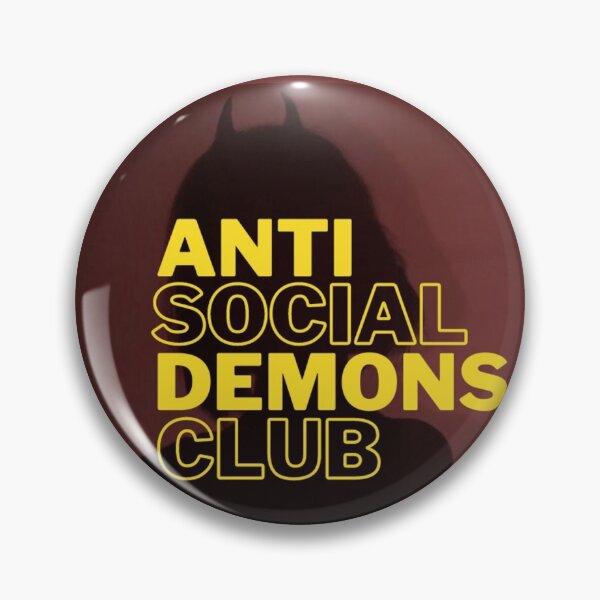 Item preview, Anti Social Demons Club designed and sold by alexandrutarcan.