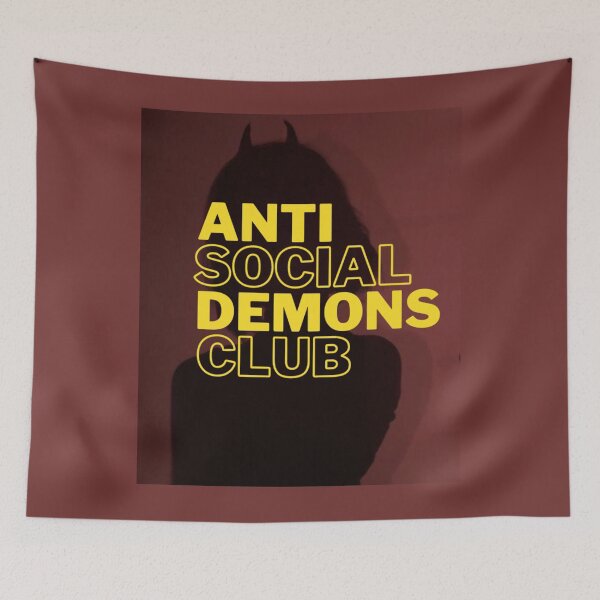 Item preview, Anti Social Demons Club designed and sold by alexandrutarcan.