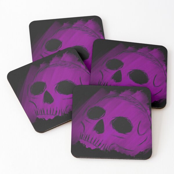 Item preview, Skull in small lines with paint in background designed and sold by BV-creas.