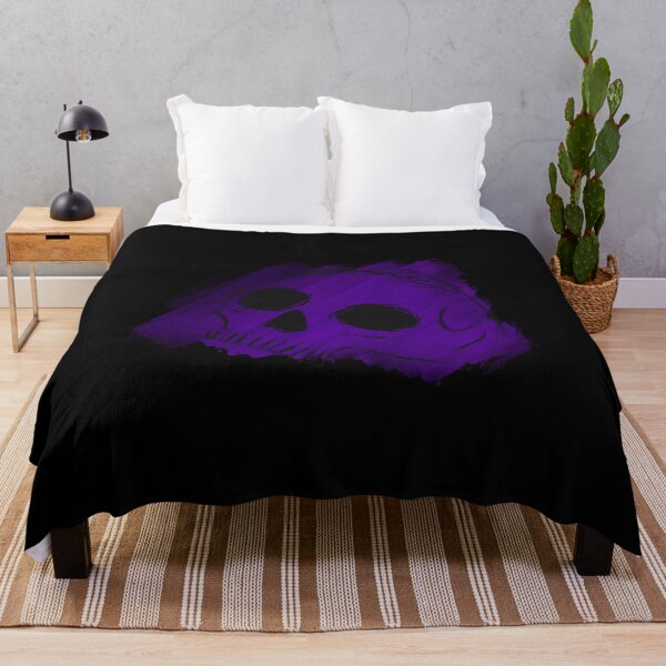 Item preview, Skull in small lines with paint in background designed and sold by BV-creas.