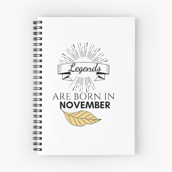 Item preview, Legends are Born in November T-Shirt designed and sold by WearYourMood.