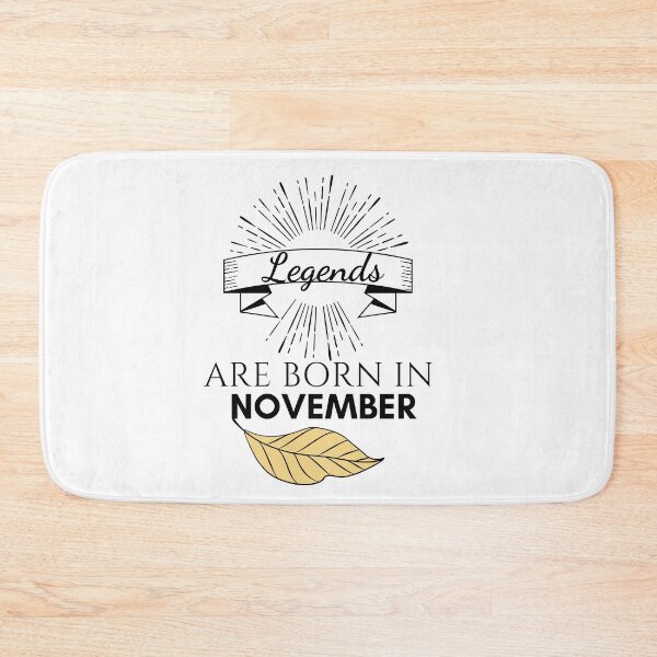 Item preview, Legends are Born in November T-Shirt designed and sold by WearYourMood.