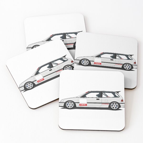 Item preview, Illegal kanjo racecar Civic EF designed and sold by OlegNaches.