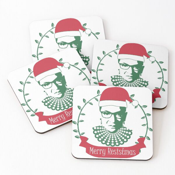 Item preview, RBG Christmas mask, RBG Christmas pin, Ruth Bader Ginsburg,  RBG poster, RBG Merry Resistmas, The Notorious RBG, dissent collar, lawyer gift, christmas cards, feminist gift designed and sold by GalleryArtField.