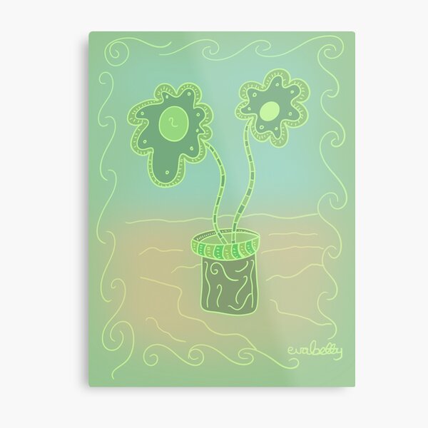 Plant pot Metal Print