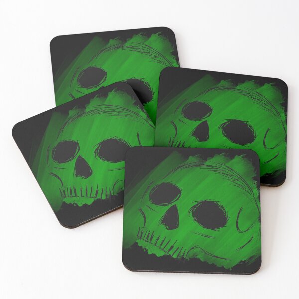 Item preview, Skull in small lines with paint in background designed and sold by BV-creas.