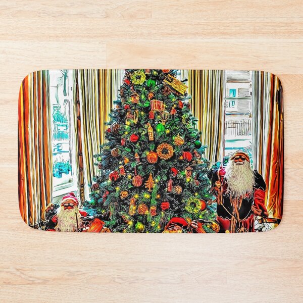 Item preview, Two Santas and Christmas Tree designed and sold by RitaMaye.