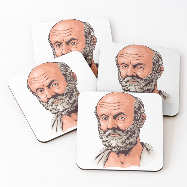 Item preview, Greek Philosopher Hippocrates designed and sold by bluevideogame.