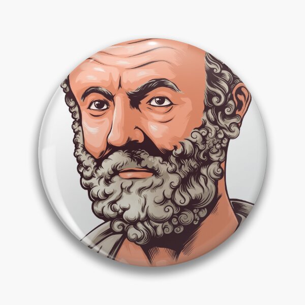 Item preview, Greek Philosopher Hippocrates designed and sold by bluevideogame.