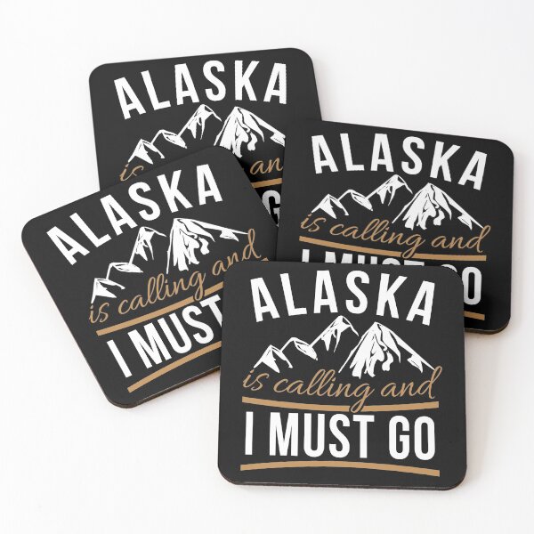 Item preview, Alaska Is Calling & I Must Go T-Shirt - Cool Alaska Tee Gift designed and sold by MarioShirtWorld.