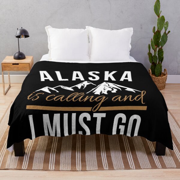 Item preview, Alaska Is Calling & I Must Go T-Shirt - Cool Alaska Tee Gift designed and sold by MarioShirtWorld.