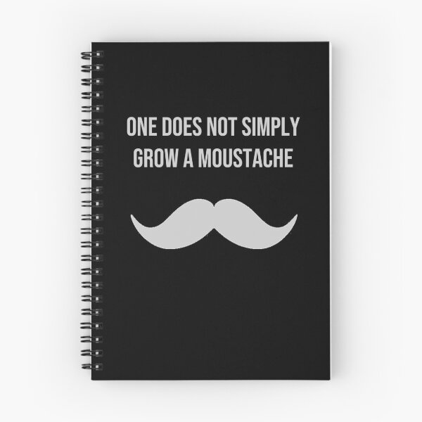 Item preview, One does not simply grow a moustache designed and sold by Cr1sV.