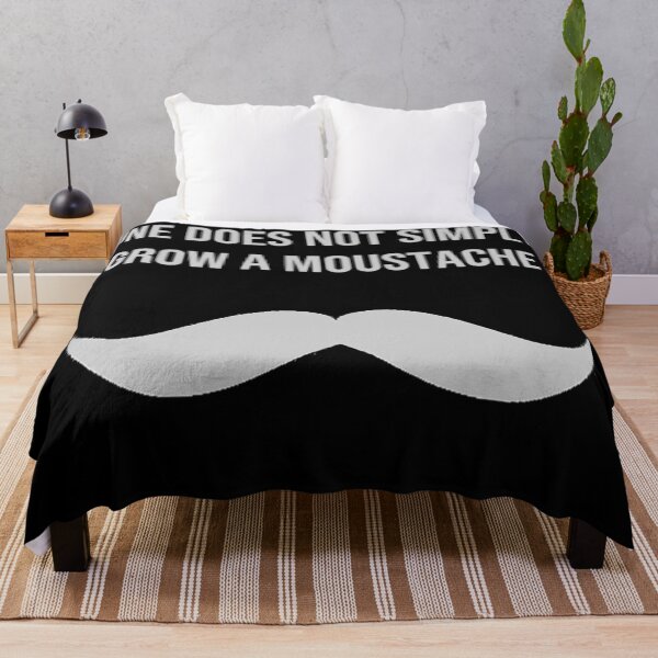 Item preview, One does not simply grow a moustache designed and sold by Cr1sV.