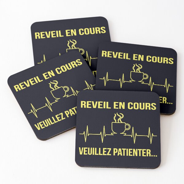 Item preview, Alarm clock in progress, please wait - Coffee humor message designed and sold by rubislys.