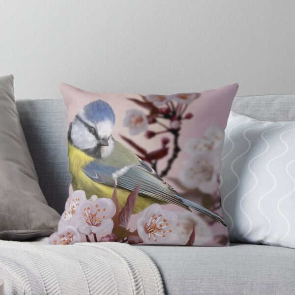 Item preview, Blue Tit on Cherry Blossom designed and sold by RevolutionEarth.