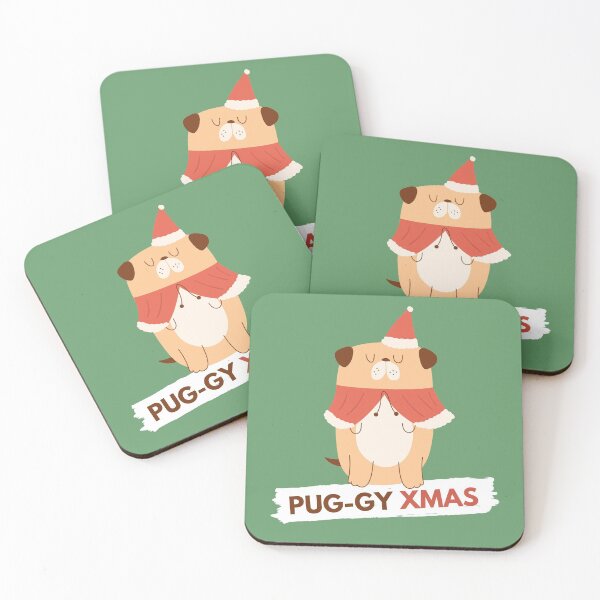 Item preview, Puggy xmas designed and sold by Funtastic-GOODS.