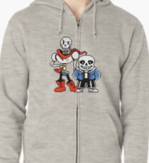 Undertale - Sans and Papyrus Zipped Hoodie