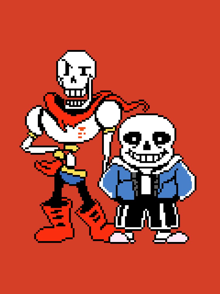 Sans with Papyrus's Colourscheme! Made it using Pixel Art Maker. :  r/Undertale